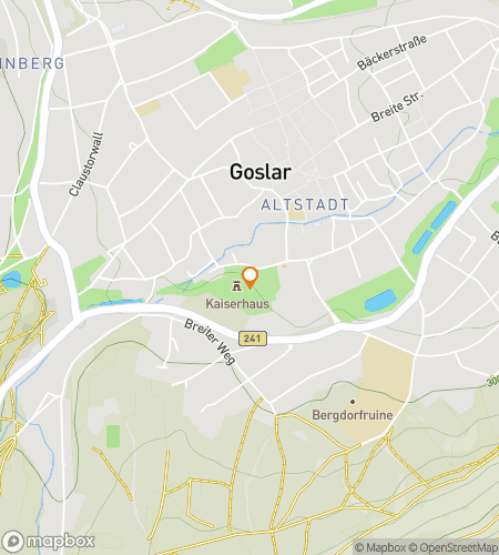 Map of scavenger hunt walking tour for Goslar Uncovered: Crowns, Clocks & Cobblestones