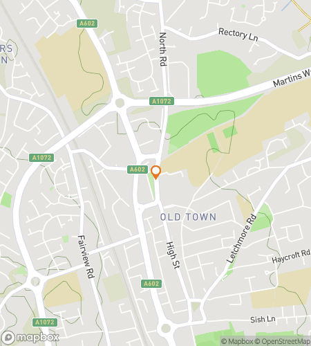 Map of scavenger hunt walking tour for Stevenage Stupendous Scavenger Spectacle