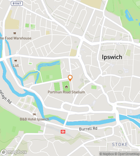 Χάρτης περιήγησης με κυνήγι θησαυρού για το Κυνήγι Θησαυρού Ipswich