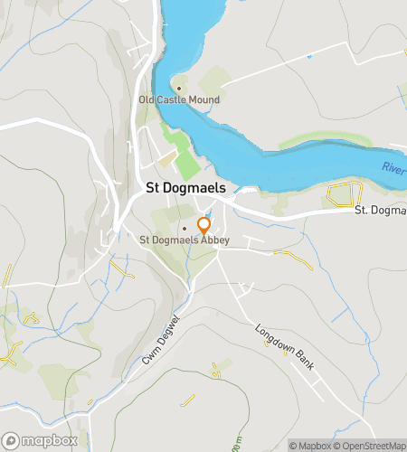 Map of scavenger hunt walking tour for Legends by the Teifi: Discovering St Dogmaels
