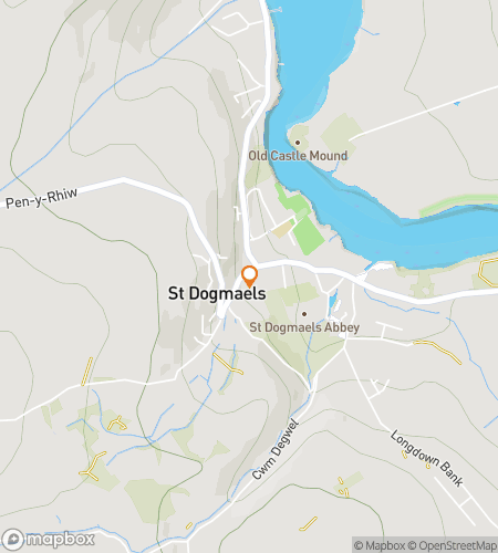 Map of scavenger hunt walking tour for Legends by the Teifi: Discovering St Dogmaels