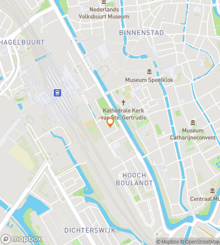 Map of scavenger hunt walking tour for Utrecht Scavenger Hunt