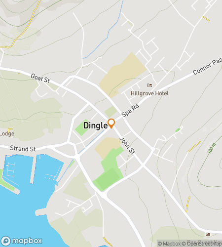 Map of scavenger hunt walking tour for Dingle All the Way: The Ultimate Hunt