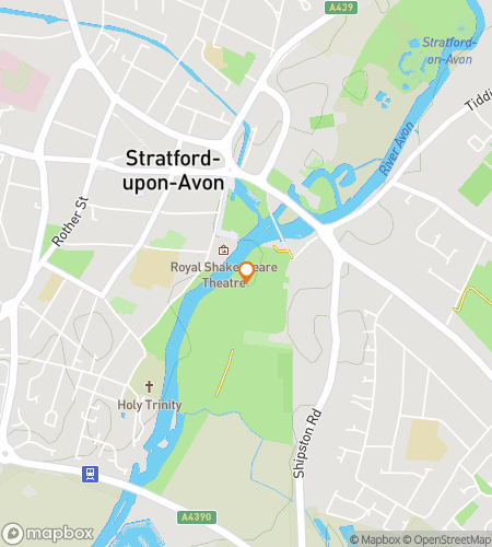 Map of scavenger hunt walking tour for Stratford-on-Avon District Scavenger Hunt