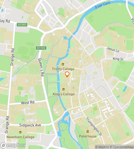 Hartă tur de mers pe jos cu vânătoare de comori pentru The Ultimate Cambridge Chase