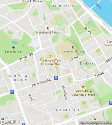 Map of scavenger hunt walking tour for Polnoc Puzzler‘s Scavenger Hunt