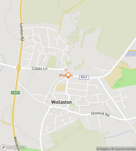 Карта пешеходного квеста для Уэллингборо