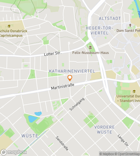 Χάρτης περιπάτου κυνήγι θησαυρού για το Κυνήγι Θησαυρού Osnabrueck