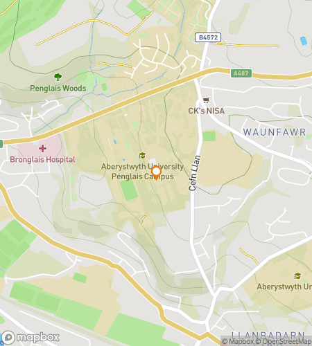 Hartă tur pe jos cu vânătoare de comori pentru The Great Aberystwyth Roam