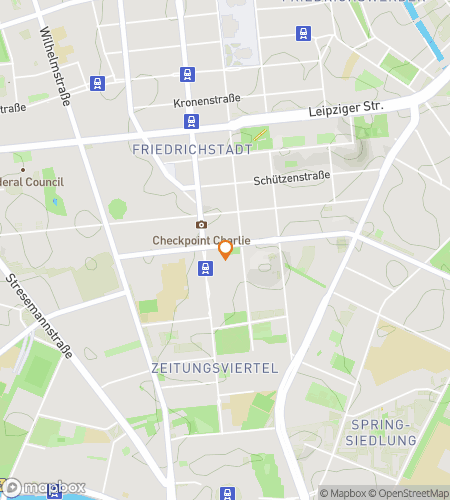 Map of scavenger hunt walking tour for Kreuzberg Scavenger Hunt