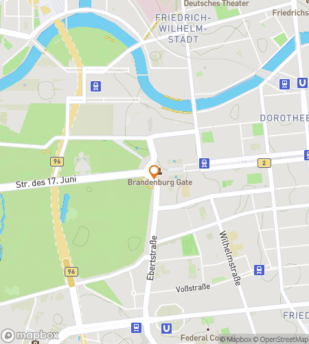 Karte der Schnitzeljagd-Wandertour für Berlins Moderne Wunder und Alte Geschichte