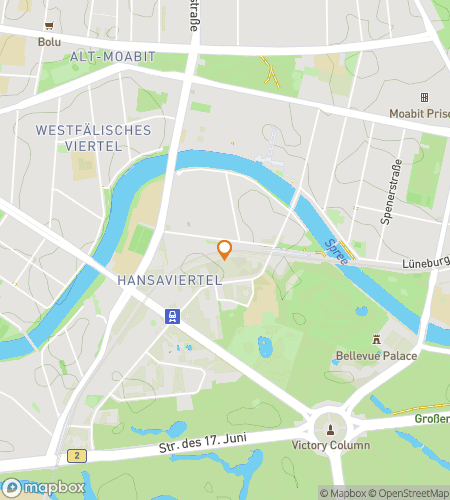 Map of scavenger hunt walking tour for Moabit Mischief & Marvels Hunt