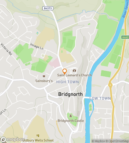 Map of scavenger hunt walking tour for Bring me to Bridgnorth