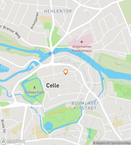 Map of scavenger hunt walking tour for The Celle-ebration of Discovery