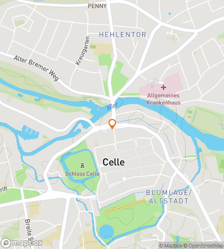 Map of scavenger hunt walking tour for The Celle-ebration of Discovery