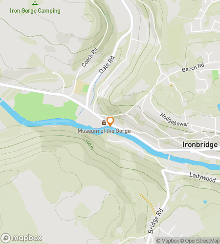 Map of scavenger hunt walking tour for Incredible Ironbridge: The Epic Hunt