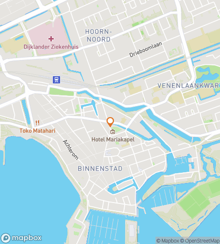 Map of scavenger hunt walking tour for Harbor Legends: The Hoorn Adventure