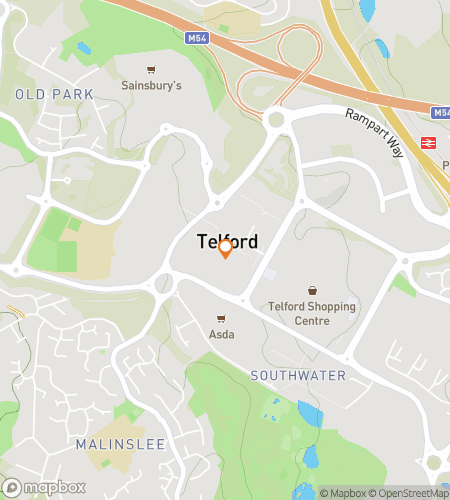 Mapa scavenger hunt procházky pro Železného giganta: Telfordské dobrodružství