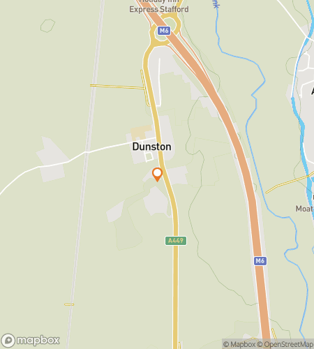 Map of scavenger hunt walking tour for Clay It Again: The Storied Staffordshire Quest