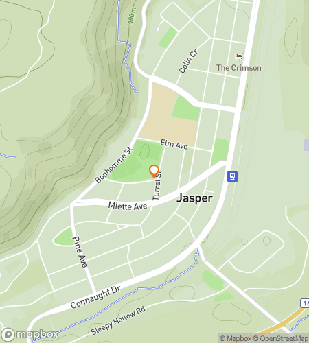 Map of scavenger hunt walking tour for Jasper Scavenger Hunt