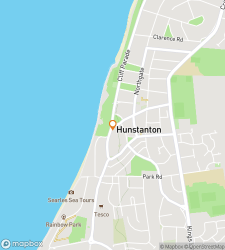Map of scavenger hunt walking tour for Hunstanton: Sea-crets and Sun-quests