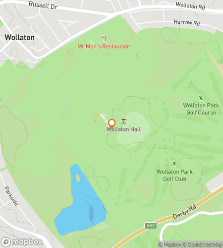 Map of scavenger hunt walking tour for The Shadows of Nottingham