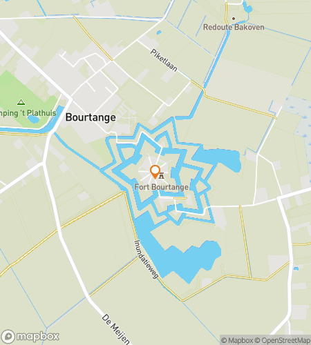 Map of scavenger hunt walking tour for Fort-unately Fun: The Bourtange Challenge