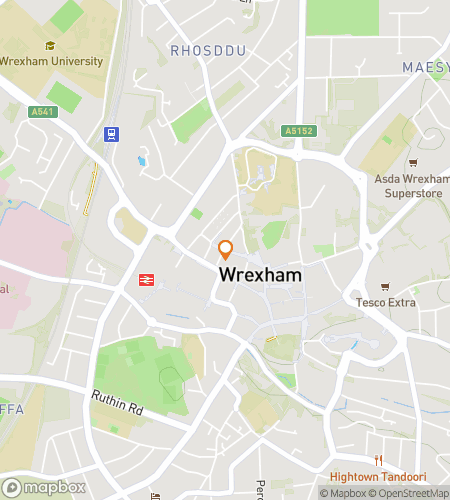 Map of scavenger hunt walking tour for Eagles Meadow Mystery Run