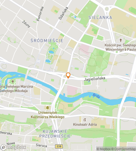 Map of scavenger hunt walking tour for Byd Go Seek: The Polish Waterway Hunt