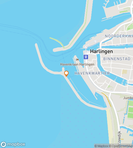 Map of scavenger hunt walking tour for Harlingen Hysteria Hunt