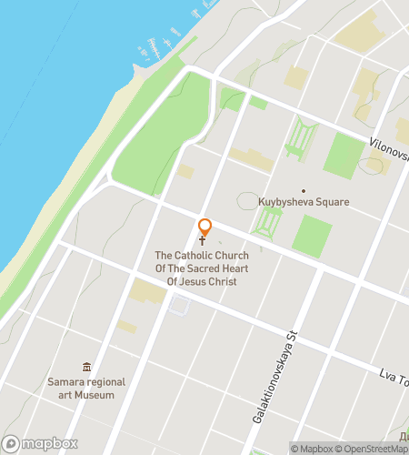 Map of scavenger hunt walking tour for Samara Modernism to Monuments Hunt