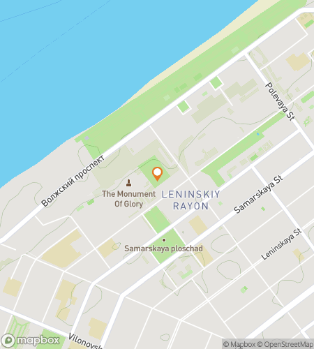 Map of scavenger hunt walking tour for Rushin’ Around: The Samara City Chase