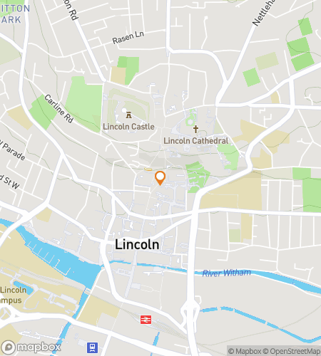 Map of scavenger hunt walking tour for Steep Hill Spirits: Lincoln's Haunted Uphill