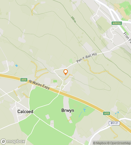 Map of scavenger hunt walking tour for Well, Well, Well: The Sacred Hunt of Holywell