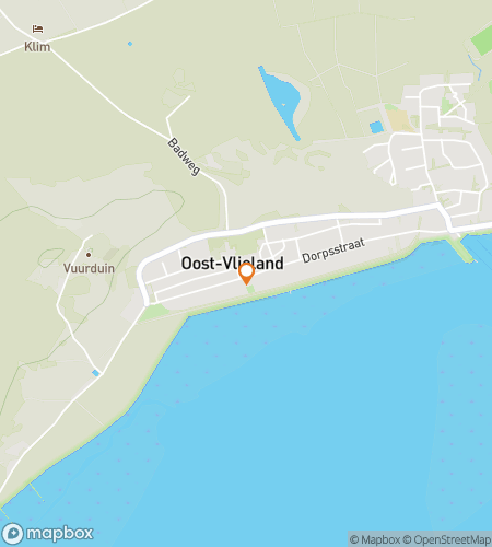 Map of scavenger hunt walking tour for Vlieland‘s Hidden Treasures Hunt