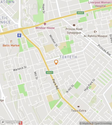 Map of scavenger hunt walking tour for Liverpool Afterlife: A Haunted Hunt