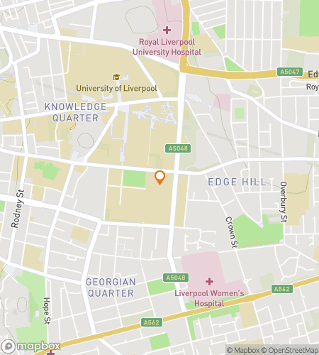 Kart over skattejakttur for University of Liverpool Hunt