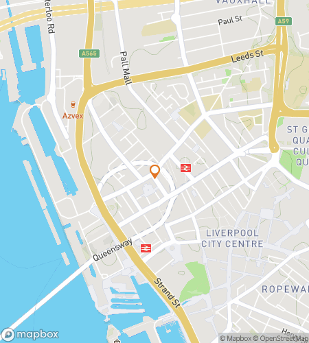 خريطة جولة المشي للبحث عن الكنز في جولة جامعة ليفربول