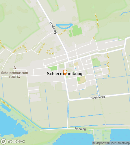 Map of scavenger hunt walking tour for Schiermonnikoog Scavenger Shenanigans