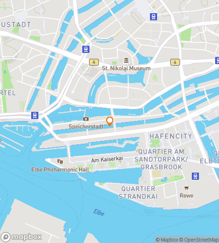 Carte du circuit de randonnée de chasse au trésor pour Échos gothiques de Hambourg : Une chasse effrayante