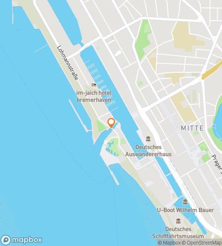 Map of scavenger hunt walking tour for Breeze through Bremerhaven: The Coastal Hunt
