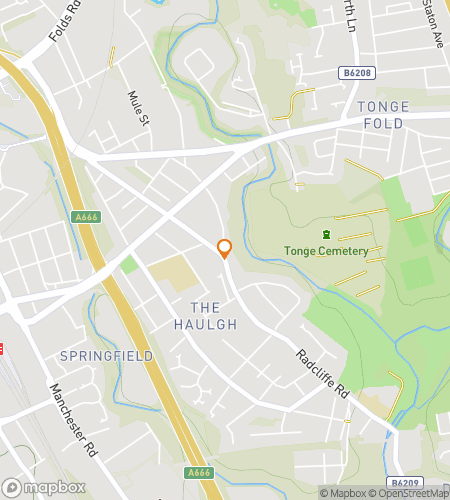 Map of scavenger hunt walking tour for Bolt On the Fun: Exploring Bolton