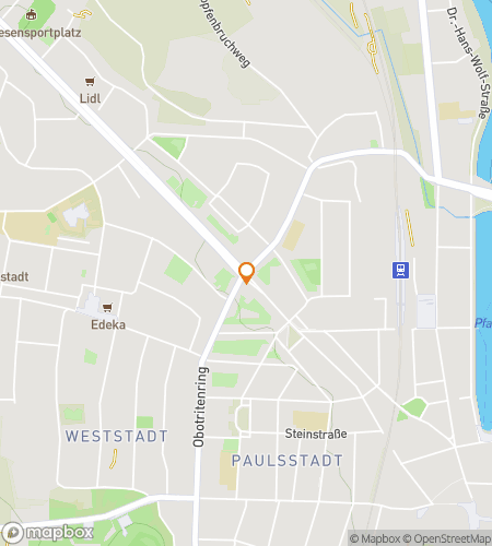 Map of scavenger hunt walking tour for Castle Reflections: The Schwerin Hunt