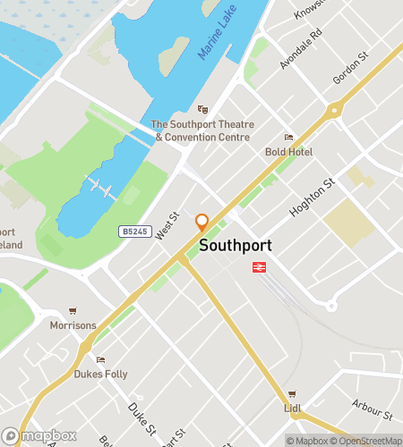 シーサイド シークレット: サウスポート ハントのスカベンジャーハント ウォーキングツアー マップ