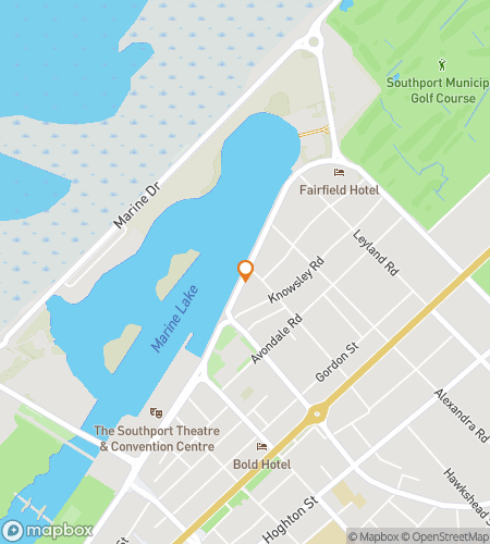 Map of scavenger hunt walking tour for Seaside Secrets: The Southport Hunt