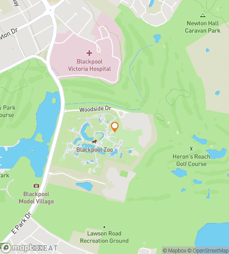 Map of scavenger hunt walking tour for Blackpool's Tower Trail