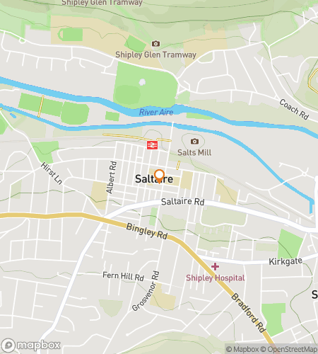 Map of scavenger hunt walking tour for Shipley: Stone Grid Stories & Gallery Sparks