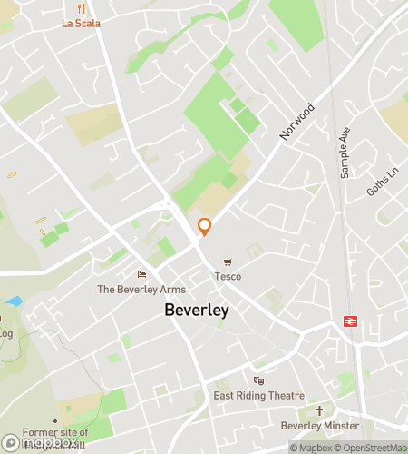 Map of scavenger hunt walking tour for  Beverley Scavenger Hunt