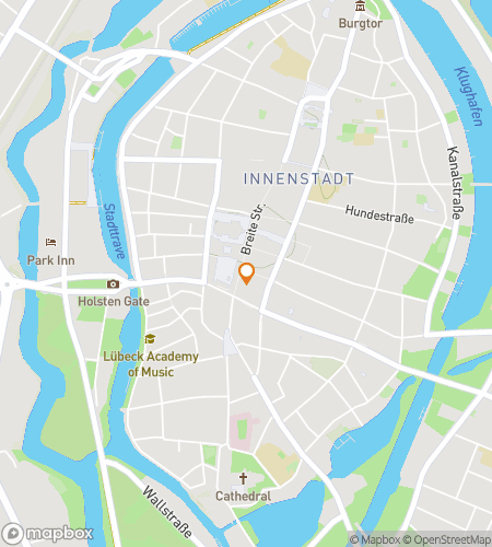 Karta över skattjaktsvandringstur för Luebeck Skattjakt