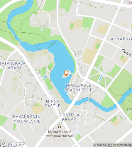Map of scavenger hunt walking tour for Minsk scavenger hunt